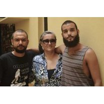 Antonio, Bia e Miguel Marinho. Photographie Didier Olivré.